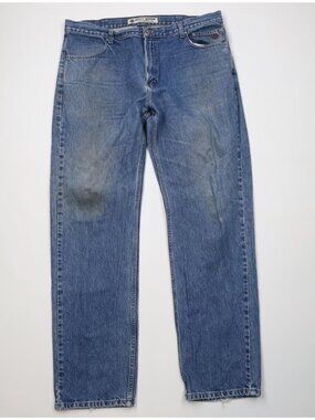 Vintage Y2K Harley Davidson Mens 40x34 Distressed Relaxed Motorcycle Denim Jeans
